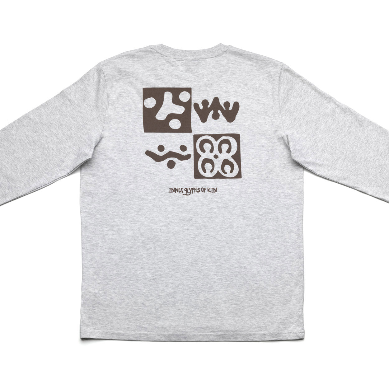 The Checkerboard L/S T-Shirt - Heather Grey - S