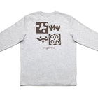 The Checkerboard L/S T-Shirt - Heather Grey - XL