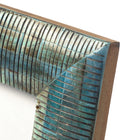 The Ocean Ripple Frame - Turquoise - 10x10 in polyresin — handmade luxury picture frame curated by Laiyahome — view 2