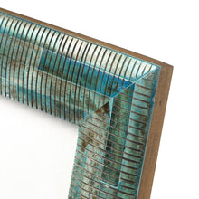 The Ocean Ripple Frame - Turquoise - 10x15 in polyresin — handmade luxury picture frame curated by Laiyahome — view 2