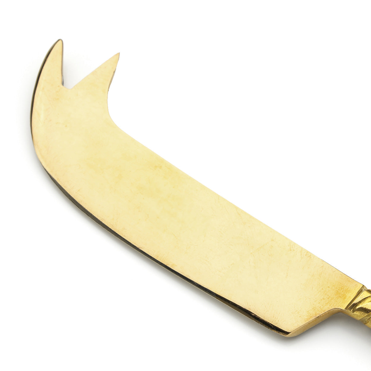 The Palm Tree Cheese Knife - Gold – brass cheese knife in gold – product view 2