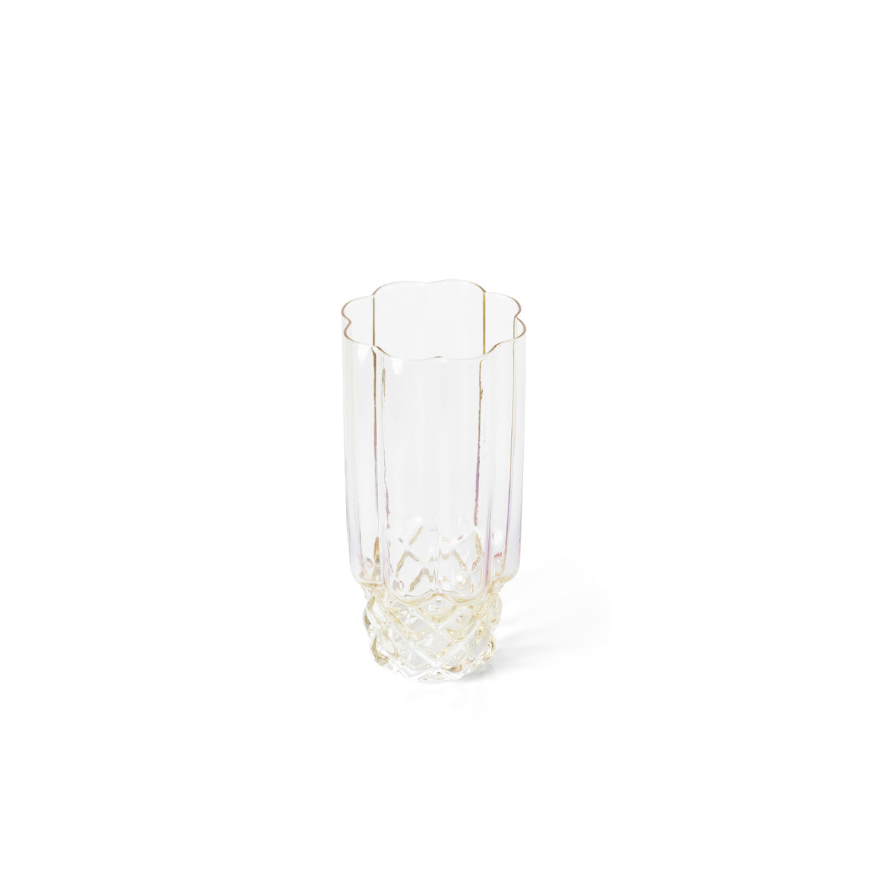 The Pink Blush Highball - Pink in glass — handmade luxury longdrink glass curated by Laiyahome — view 2
