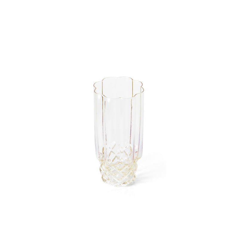 The Pink Blush Highball - Pink in glass — handmade luxury longdrink glass curated by Laiyahome — view 2
