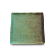 The Lagoon Square Plate - L in ceramic — handmade luxury dinner plate curated by Laiyahome — view 2