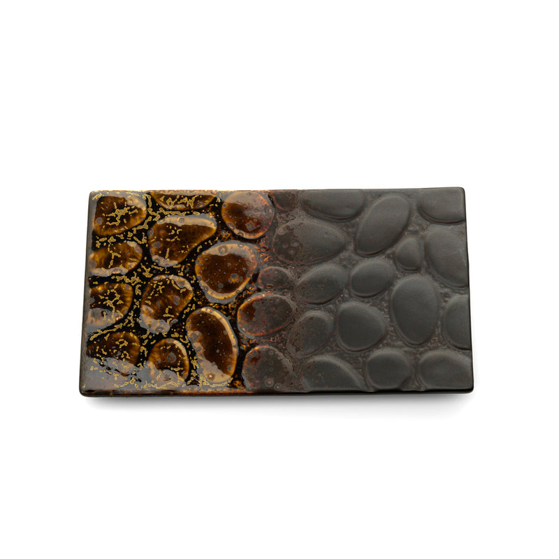 The Merapi Rectangular Plate - Brown - secondary view