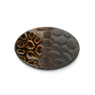 The Merapi Oval Plate - Brown in ceramic — handmade luxury dinner plate curated by Laiyahome — view 2