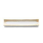 The Da Rocha Long Platter  - White Honey in ceramic — handmade luxury serving plate curated by Laiyahome — view 2