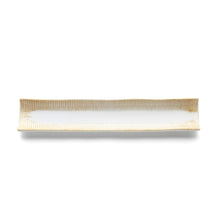 The Da Rocha Long Platter  - White Honey in ceramic — handmade luxury serving plate curated by Laiyahome — view 2