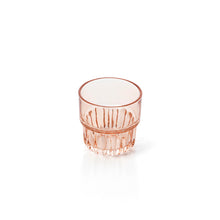 The Faceted Tumbler - Blush in glass — handmade luxury tumbler curated by Laiyahome — view 2