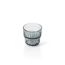 The Faceted Tumbler - Smoky Grey in glass — handmade luxury tumbler curated by Laiyahome — view 2