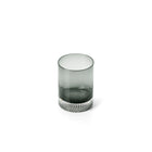 The Dot Tumbler - Smoky Grey in glass — handmade luxury tumbler curated by Laiyahome — view 2