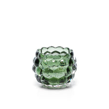 The Bubble Glow Candle Holder - Green – glass bowl in green – product view 2