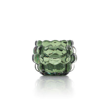 The Bubble Glow Candle Holder - Green – glass bowl in green – product view 1