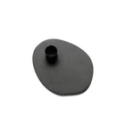 The Glowpad Candle Holder - Black - S – brass tea light holder in black – product view 2