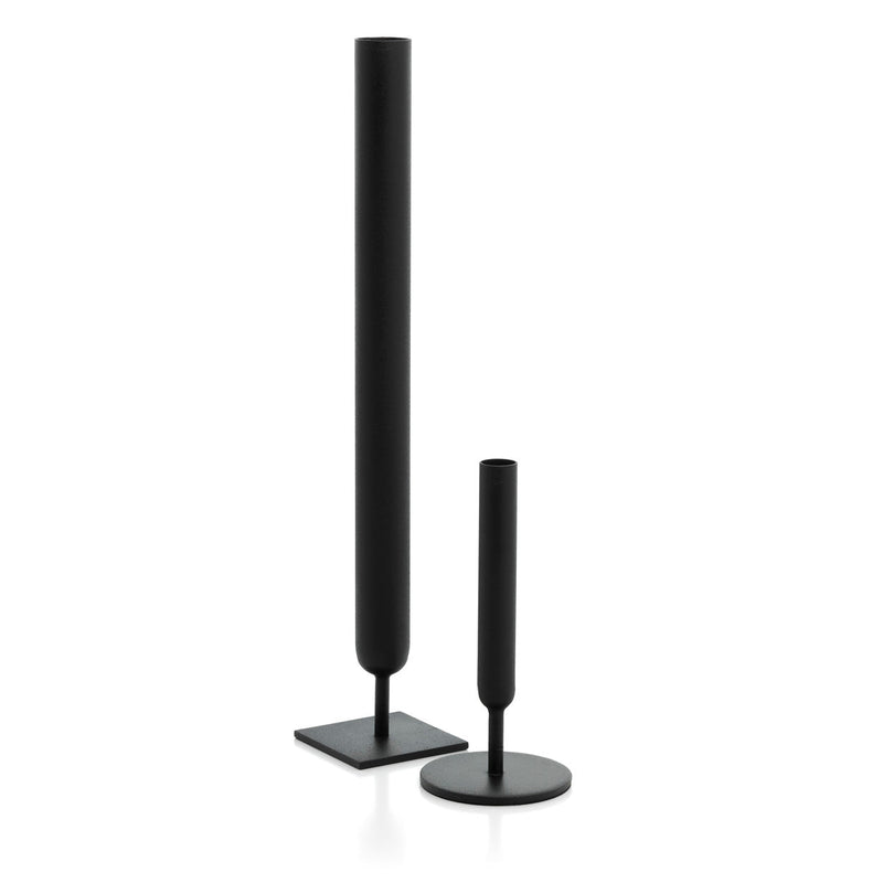 The Miss Slimsy Vase - Black - M in brass — handmade luxury vase curated by Laiyahome — view 2