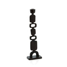 The Totemo Candle Holder - Black - L – brass shoulder bag in black – product view 2