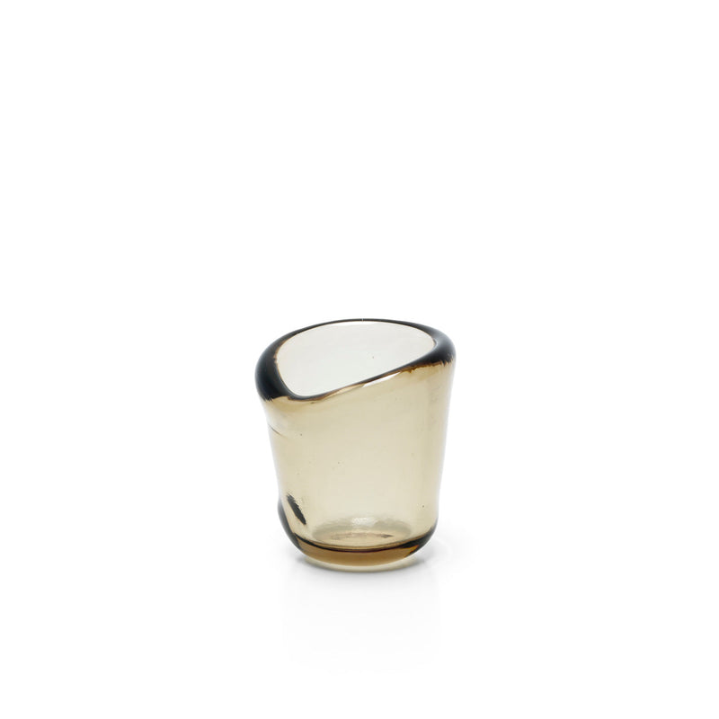 The Nocturne Candle Holder - Charcoal - S in glass — handmade luxury tea light holder curated by Laiyahome — view 2