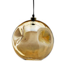 The Bubbella Pendant - Pale Gold in glass — handmade luxury pendant lamp curated by Laiyahome