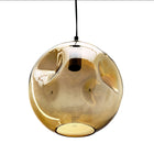 The Bubbella Pendant - Pale Gold in glass — handmade luxury pendant lamp curated by Laiyahome — view 2