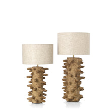 The Spiketacular Table Lamp - Mud - M in paper — handmade luxury table lamp curated by Laiyahome — view 2