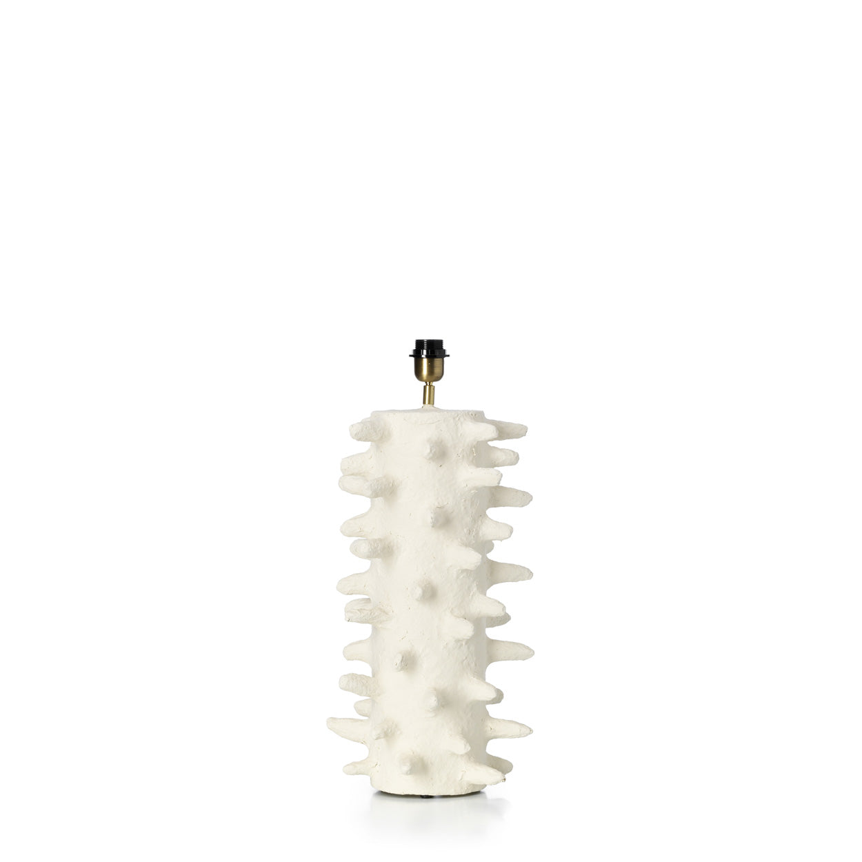 The Spiketacular Table Lamp - White - L in paper — handmade luxury table lamp curated by Laiyahome — view 2