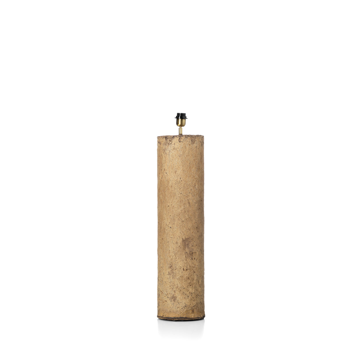 The Totem Floor Lamp - Mud - L in paper — handmade luxury decorative piece curated by Laiyahome — view 2