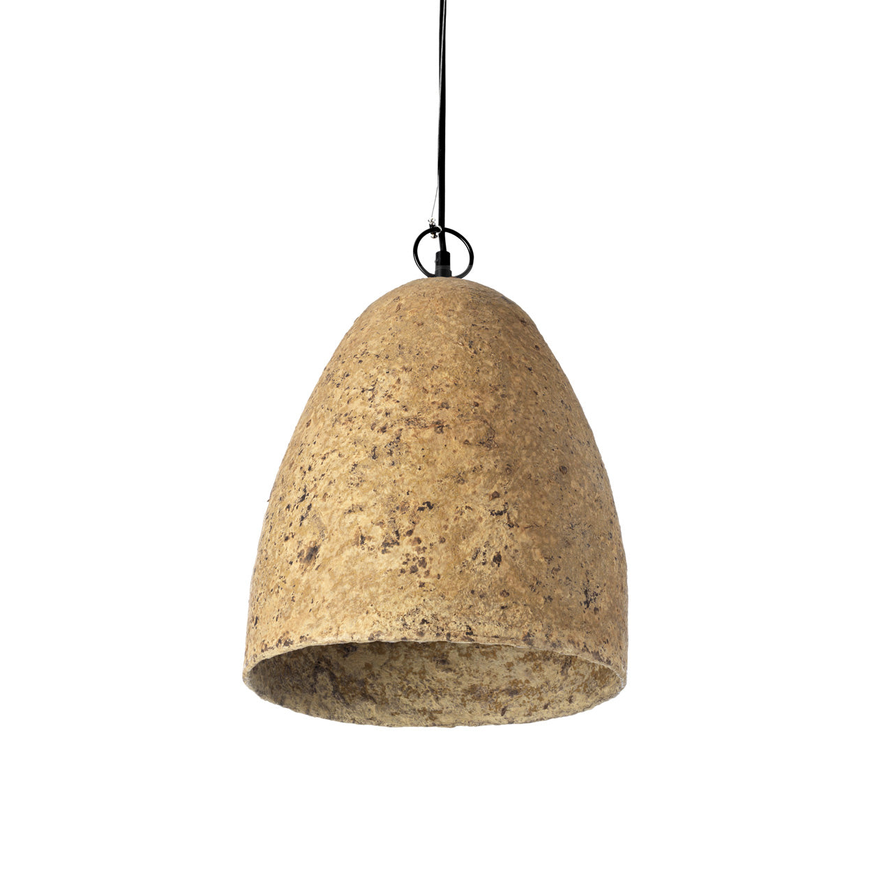 The Savana Pendant - Mud  - S in paper — handmade luxury pendant lamp curated by Laiyahome — view 2