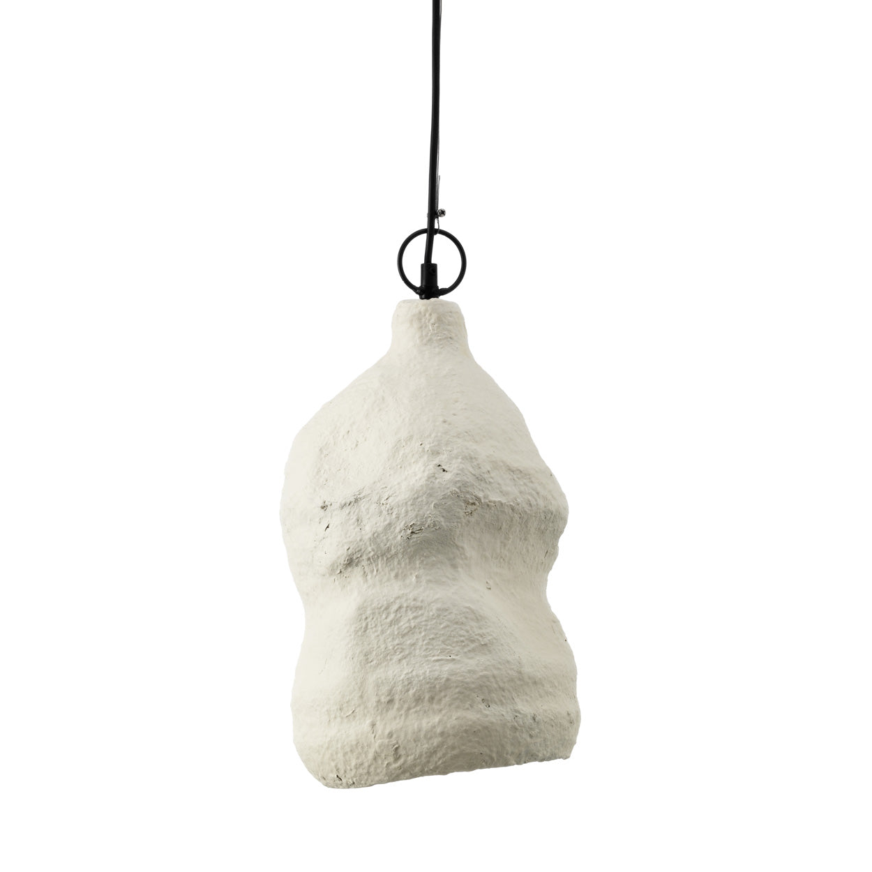 The Moloko Pendant - White  - S in paper — handmade luxury pendant lamp curated by Laiyahome
