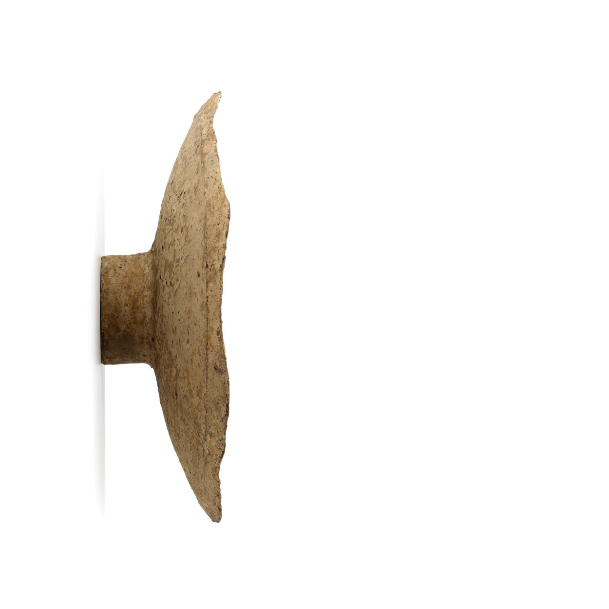 The Sahara Glow Wall Lamp - Mud - L in paper — handmade luxury wall light curated by Laiyahome — view 2