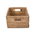 The Rattan Storage Keeper - Natural Brown in rattan — handmade luxury storage basket curated by Laiyahome — view 2
