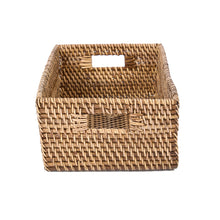The Rattan Storage Keeper - Natural Brown in rattan — handmade luxury storage basket curated by Laiyahome — view 2