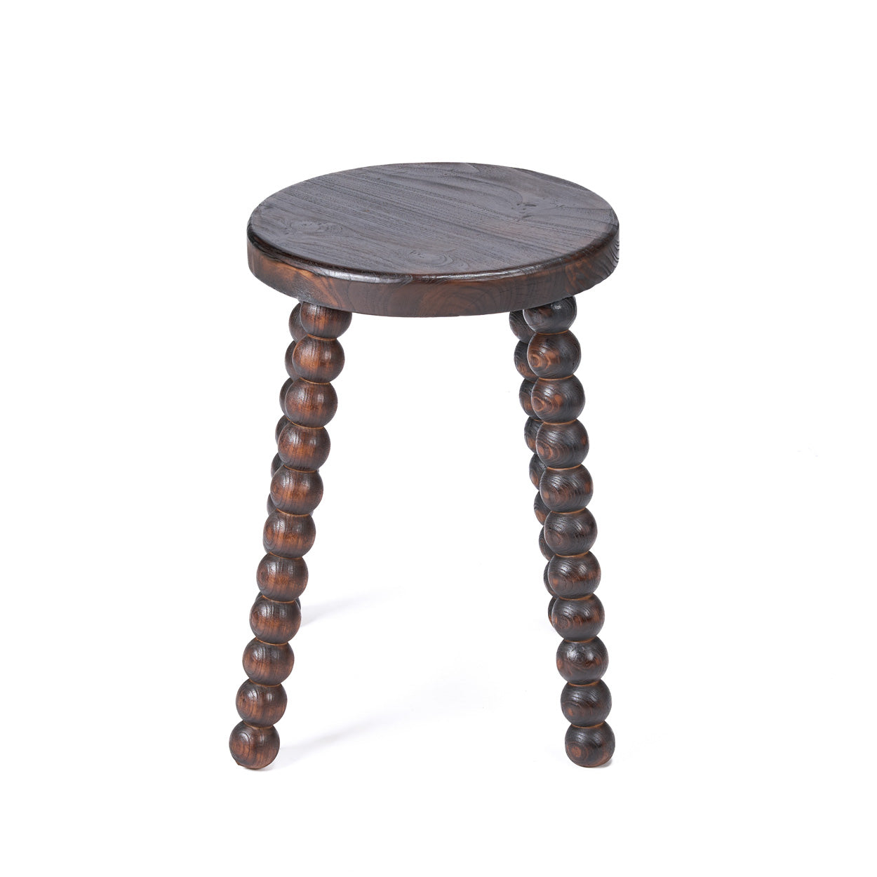 The Dango Stool - Dark Walnut in wood — handmade luxury stool curated by Laiyahome — view 2