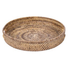 The Carry-All Trays - Natural Brown - M – rattan serving tray in natural brown – product view 2