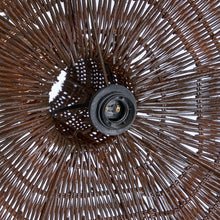 The Dome Pendant - Dark Walnut - XL in rattan — handmade luxury pendant lamp curated by Laiyahome — view 2