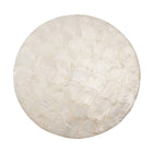 The Mother of Pearl Placemat - White – shell placemat in white – product view 2
