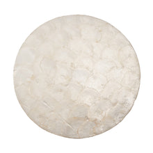 The Mother of Pearl Placemat - White – shell placemat in white – product view 2