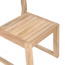 The Linear Dining Chair - Natural in wood — handmade luxury dining chair curated by Laiyahome — view 2