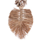 The Komodo Leaf Keychain - Natural – grass keychain in brown – product view 2