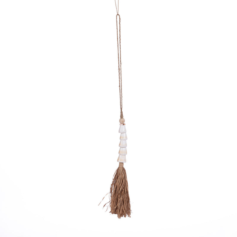 Borla Concha Cónica - Branco Natural