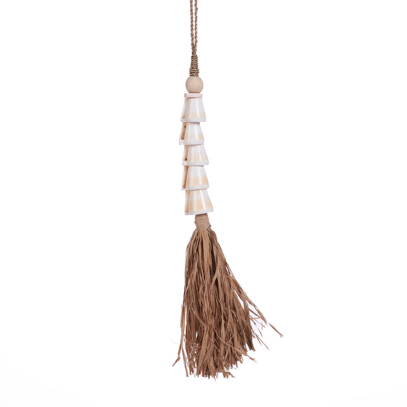 Borla Concha Cónica - Branco Natural