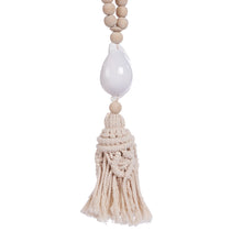 The Ocean Whisper Necklace - Natural White – wood necklace in white – product view 2