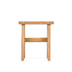 The Siku Stool - Natural in wood — handmade luxury stool curated by Laiyahome — view 2