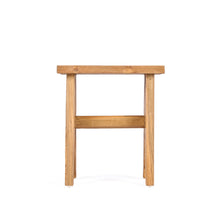 The Siku Stool - Natural in wood — handmade luxury stool curated by Laiyahome — view 2