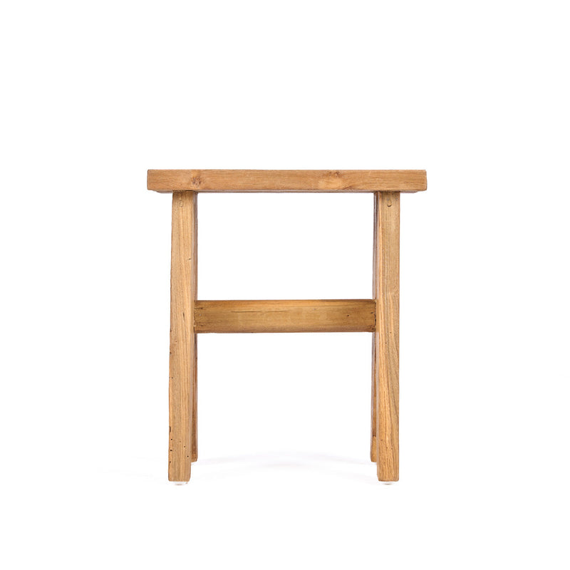 The Siku Stool - Natural in wood — handmade luxury stool curated by Laiyahome — view 2