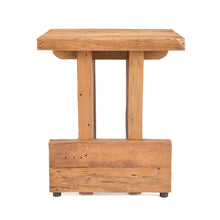 The Suku Block Stool - Natural in wood — handmade luxury stool curated by Laiyahome — view 2