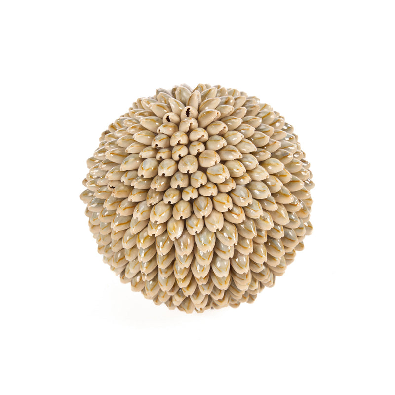 The Oluolu Shell Ball - L in shell — handmade luxury decorative object curated by Laiyahome — view 2