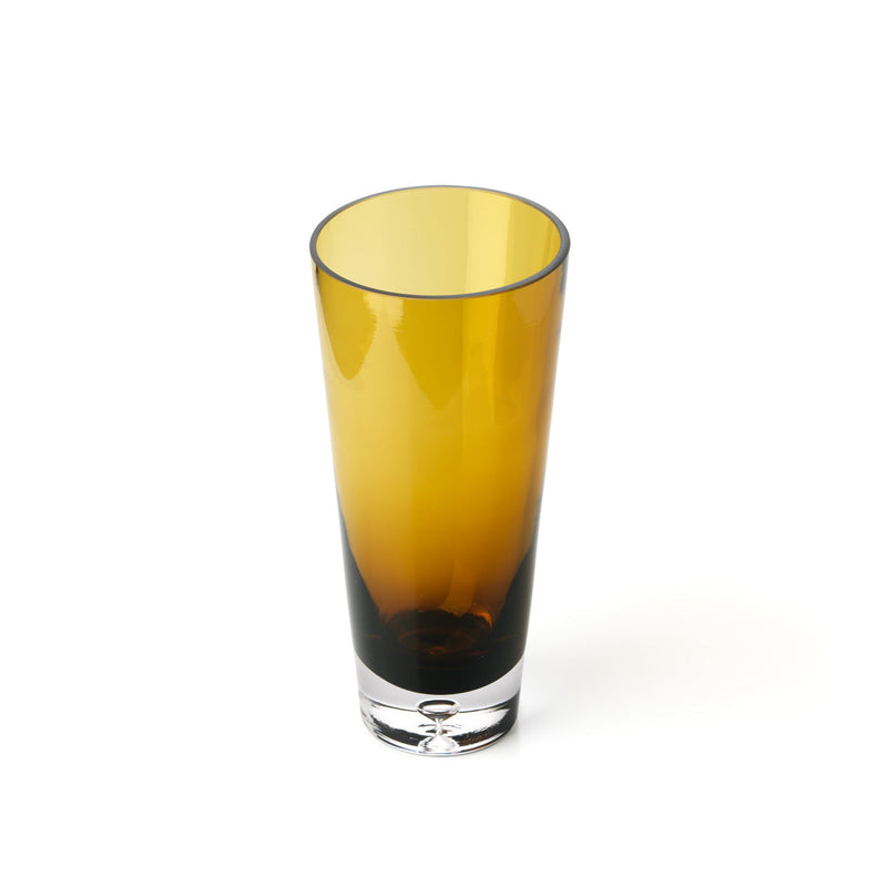 The Sunset Glow Vase - Brown Gold - L in glass — handmade luxury vase curated by Laiyahome — view 2