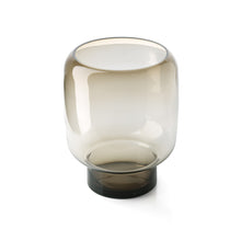 The Smoky Cube Vase - Brown - L in glass — handmade luxury vase curated by Laiyahome — view 2
