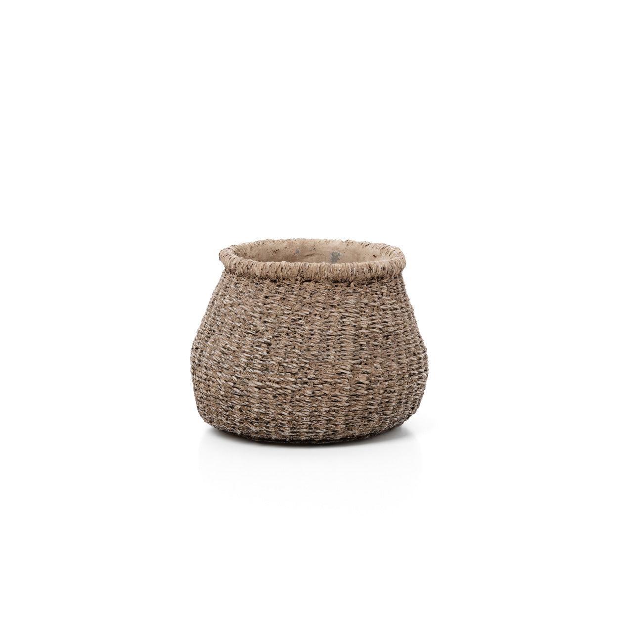 The Faux-Puff Planter - Brown - S