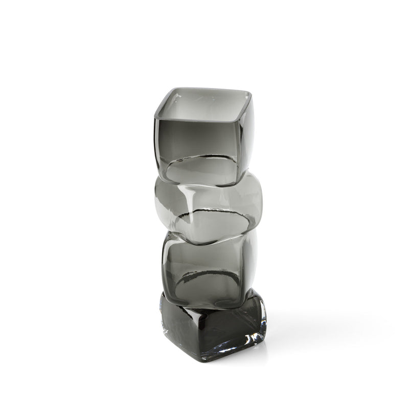 The Cubes Vase - Dark Grey - L